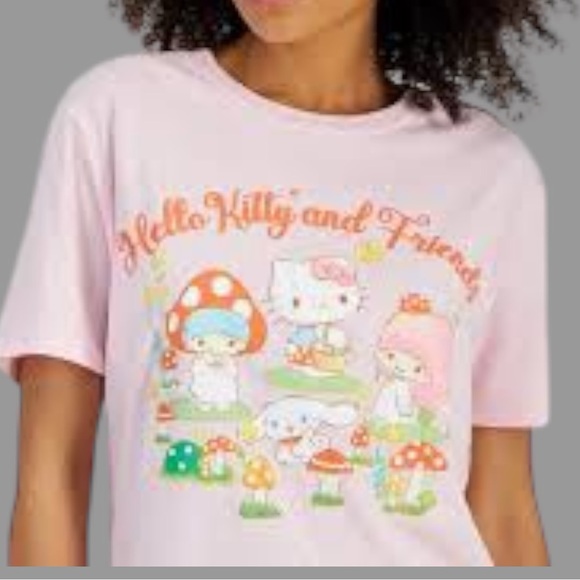 Love Tribe Tops - Hello Kitty and Friends T-Shirt, NEW